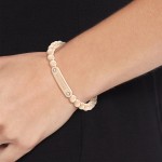 Rosegold Metal Beads Bracelet