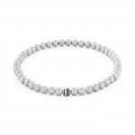 Pulseira Metal Beads Prateada