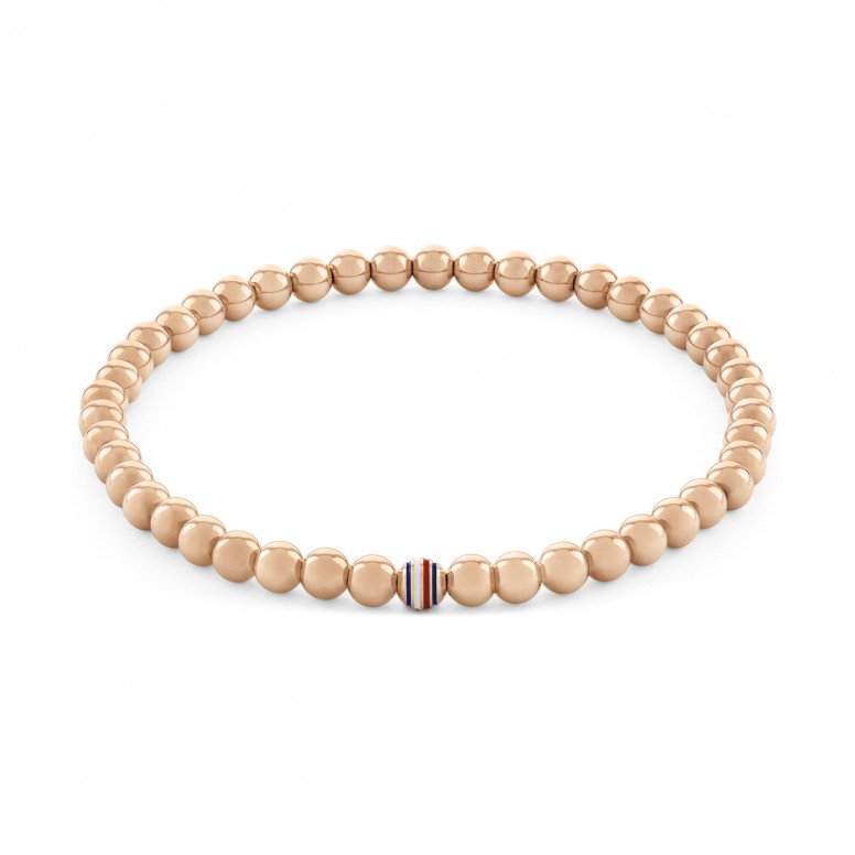 Pulseira Metal Beads Rosegold