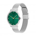 Silver and Green Pippa Watch