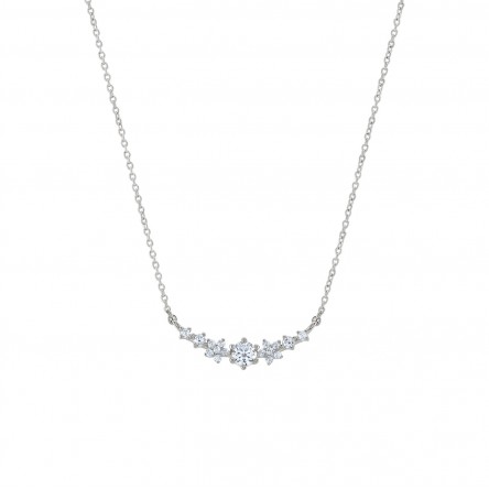 Classy & Chic Silver Necklace