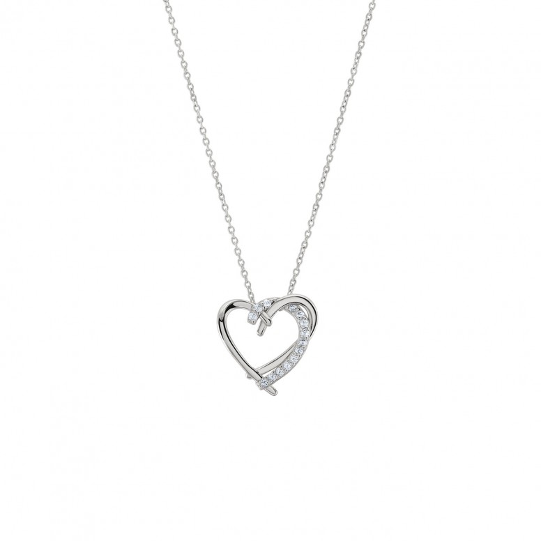 Twist Heart Necklace