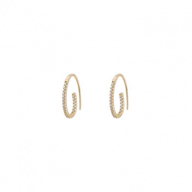 Classy & Chic Open Circular Hoop Earrings