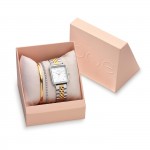 Set Reloj Dazzle Plateado