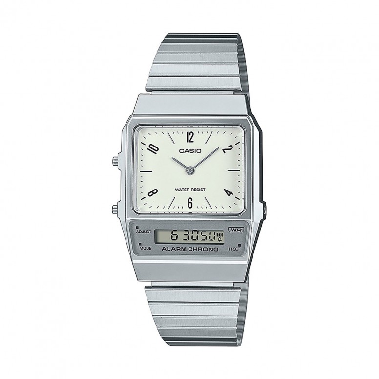 Vintage Edgy White Watch