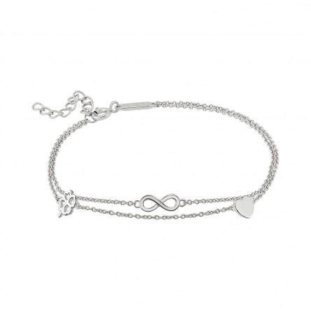 Classy & Chic Meaningful Silver Bracelet