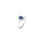 Anillo Tesori Kate Azul Zafiro