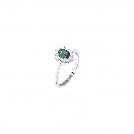 Tesori Kate Emerald Green Ring