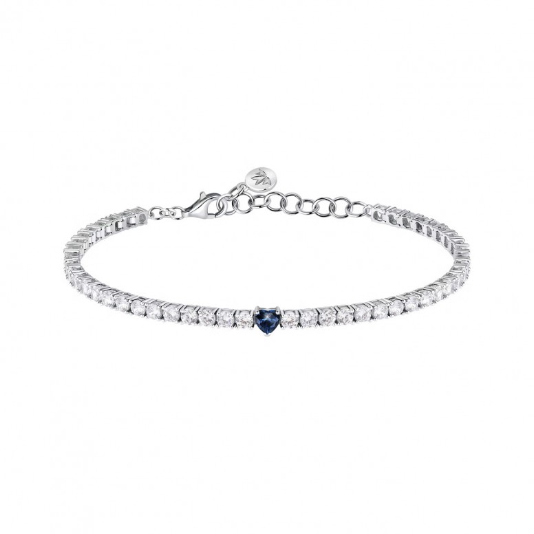 Tesori Tennis Sapphire Heart Bracelet