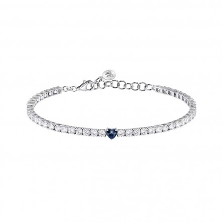 Tesori Tennis Sapphire Heart Bracelet