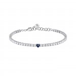 Tesori Tennis Sapphire Heart Bracelet