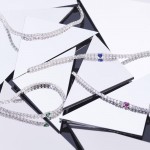 Tesori Tennis Sapphire Heart Bracelet