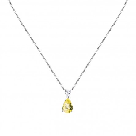 Tesori Yellow Drop Necklace