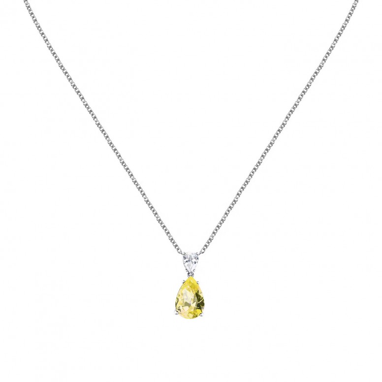 Tesori Yellow Drop Necklace