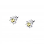 Tesori Yellow Flower Earrings