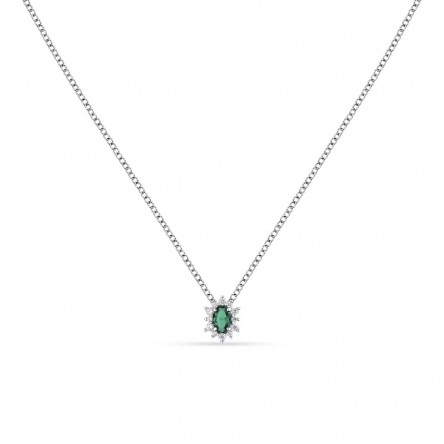 Tesori Kate Emerald Green Necklace