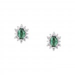 Tesori Kate Emerald Green Earrings