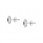 Tesori Kate Emerald Green Earrings