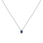 Tesori Kate Sapphire Blue Necklace