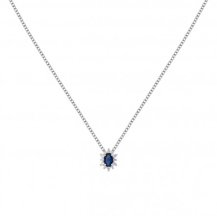 Tesori Kate Sapphire Blue Necklace