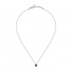 Tesori Kate Sapphire Blue Necklace