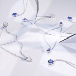 Tesori Kate Sapphire Blue Necklace