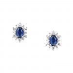 Tesori Kate Sapphire Blue Earrings