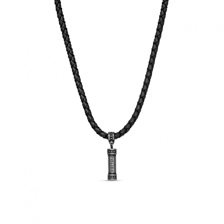 Black Antique Barrel Necklace