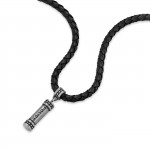 Black Antique Barrel Necklace