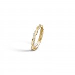 Anel N.77 Ouro 18K Diamantes 0,14ct