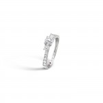 Anel N.78 Ouro 18K Topzio e Diamantes 0,21ct