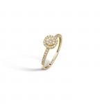 Anel N.82 Ouro 18K Diamantes 0,26ct