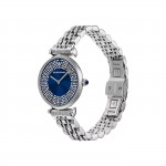 Gianni T-Bar Silver Watch