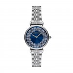 Gianni T-Bar Silver Watch