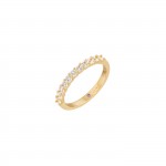 Mia Rose Half Memory Gold Ring