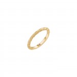 Anillo Mia Rose Twisted Shinny Dorado