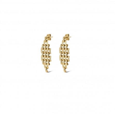 Charming Long Gold Earrings