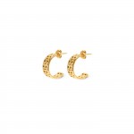 Charming Gold Hoops