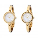 Set Reloj Elegance Dorado