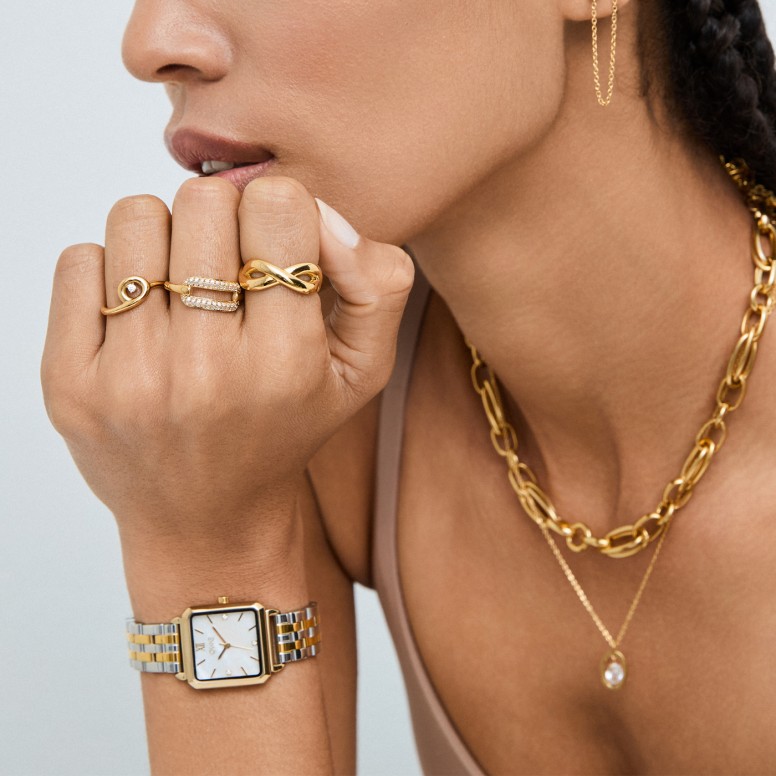 R�verie Bicolor Gold Watch