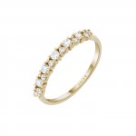 Anillo 1/2 Memory II Oro 14K