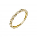 14K Gold 1/2 Memory III Ring