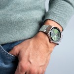 Graphite Silver Watch