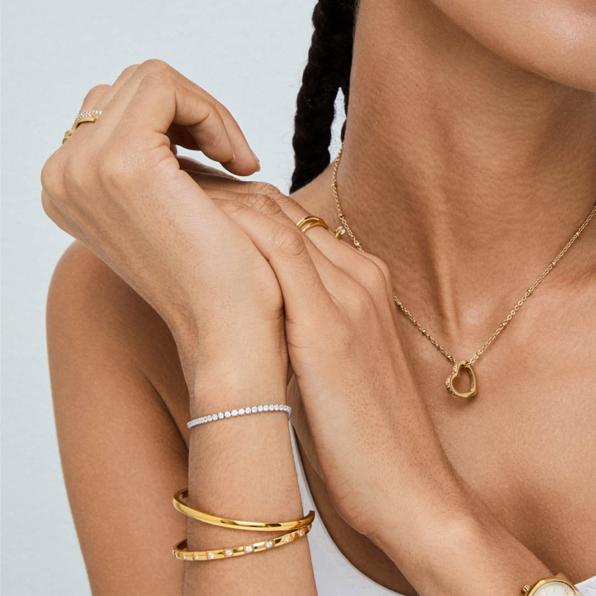 Escrava Dazzle Golden Crystal
