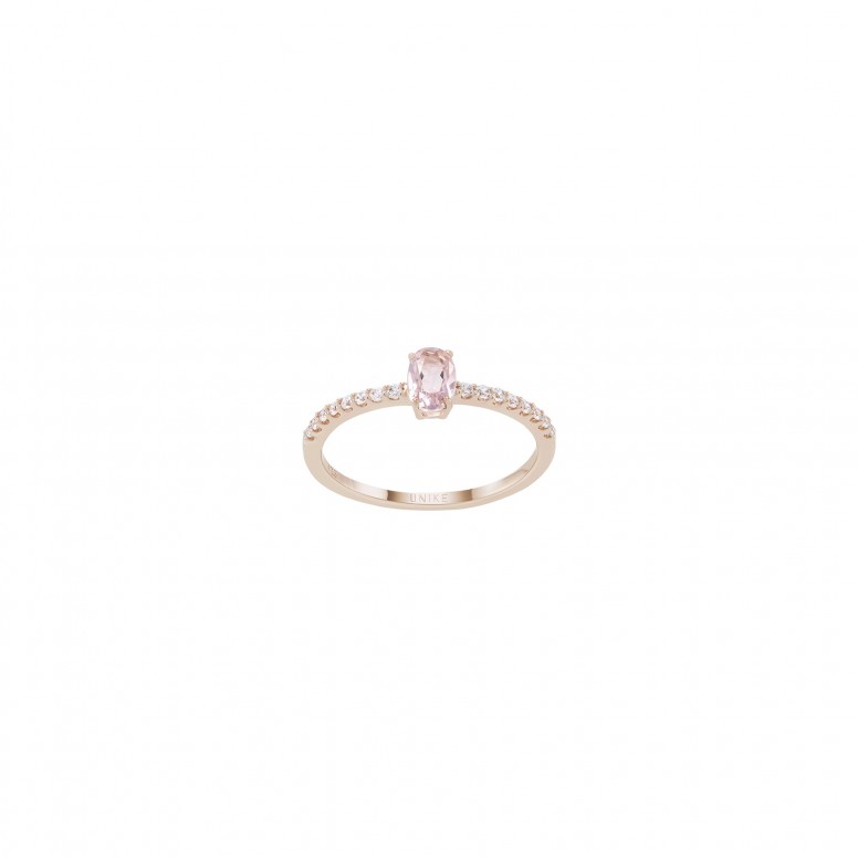 Anillo Love In Rose Solitaire