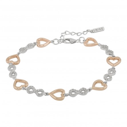 Love In Rose Hearts Bracelet