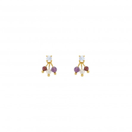 Pendientes Fun W24 Multiple Beads