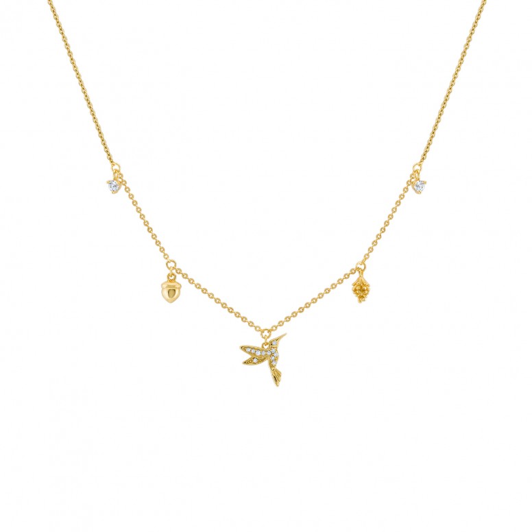 Fun Bird Elements Necklace