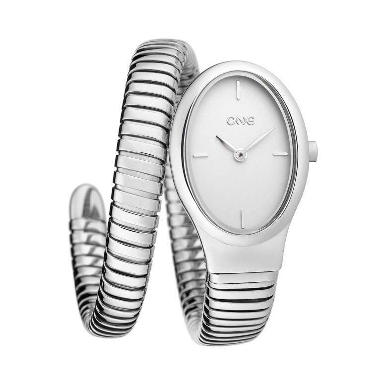 Nouveau Silver Watch