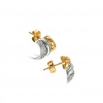 Delightful Triple Bicolor Earrings